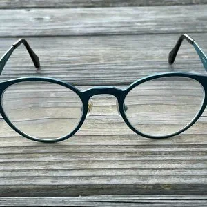 SEE Women Eyeglasses Frame Blue Tone Metal Glasses Frame 8216 Titanium 47[]22 14 See | Accessories | See Women Eyeglasses Frame Blue Tone  main image 4